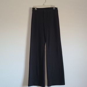 Wide leg business trousers
